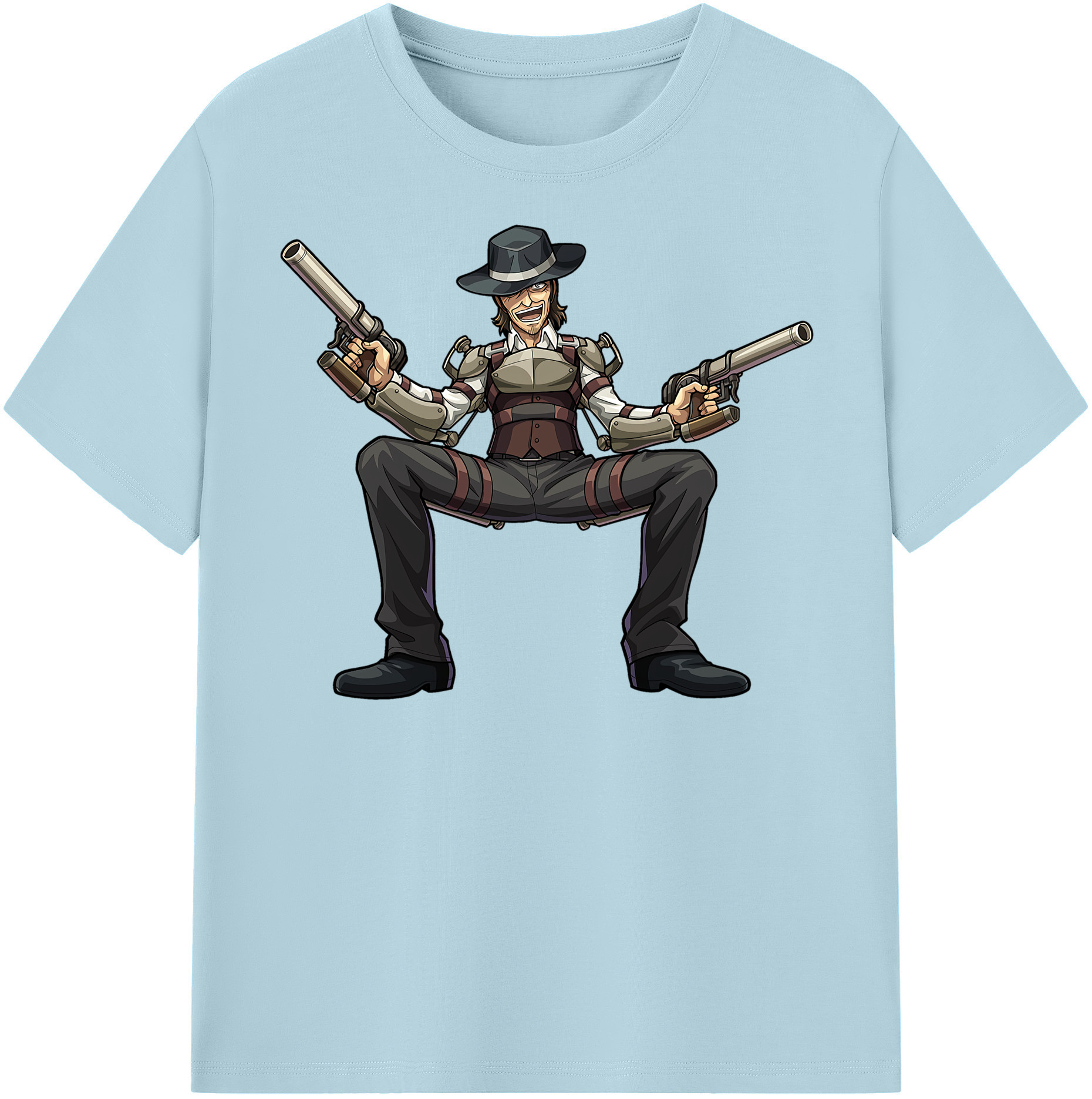 （画像用） 進撃の巨人 ケニー·アッカーマン Attack on Titan Kenny Ackerman 綿100％半袖Tシャツ（フロントプリント）